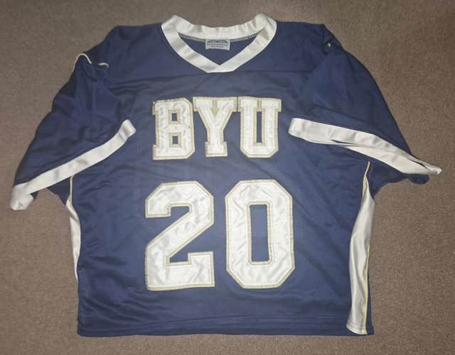 Brigham Young University BYU Cougars Lacrosse Game Worn Jersey