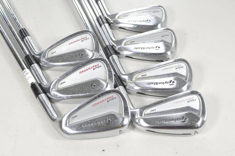 TaylorMade Tour Preferred MC 2014 4-PW Iron Set Stiff Flex DG S400 Steel #226865