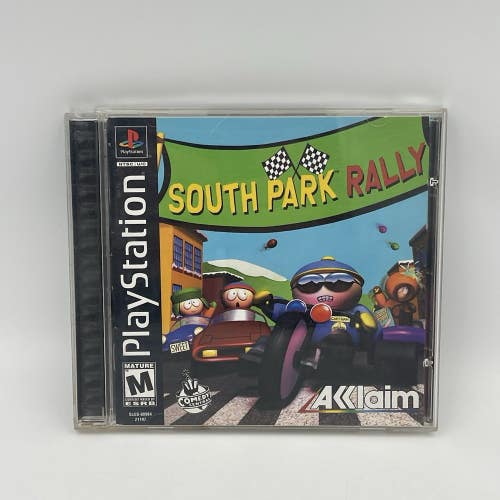 South Park Rally (Sony PlayStation 1 PS1) CIB W/ Reg Card - Tested & Working