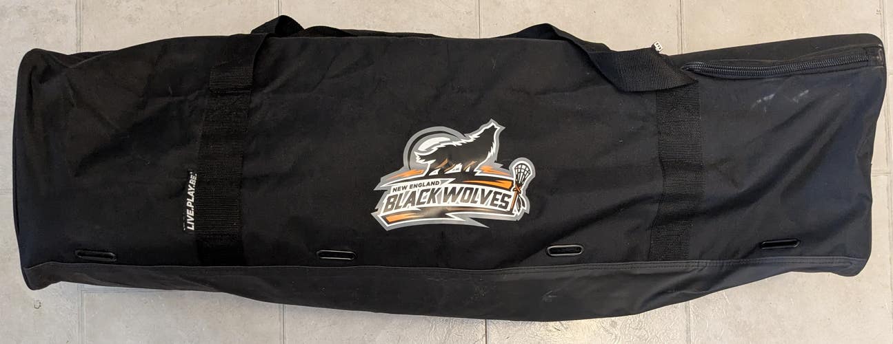 NLL - New England Black Wolves - Epoch-  Equipment Bag