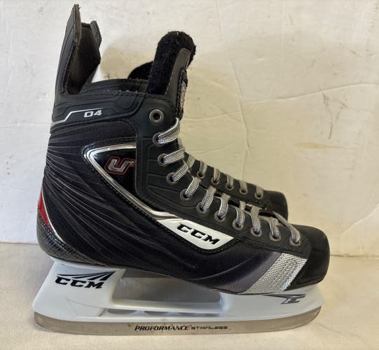 Black CCM U+ 04 Hockey Skates Regular Width 9 (Used)