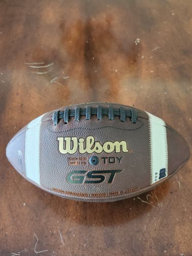 Fully Prepped Youth Wilson GST Leather Football