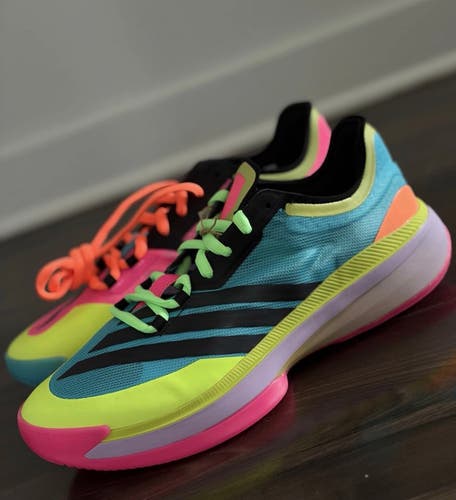 Adidas Adizero Select 3.0 Low Lucid Pink Preloved Lime men’s size 12 JR8281