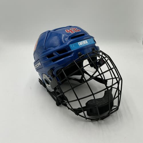 (Used) NTDP #42 CCM Super Tacks X Helmet w/ Cage (Medium)
