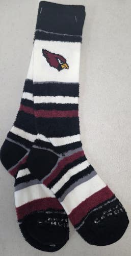 ST1 Mens NFL ARIZONA CARDINALS Argyle Socks One Size Fits Most FREE SHIPPING