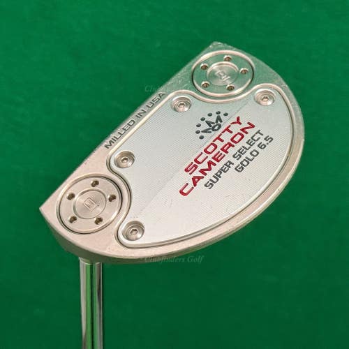 LH Scotty Cameron 2023 Super Select GOLO 6.5 35" Slant-Neck Mallet Putter w/ HC