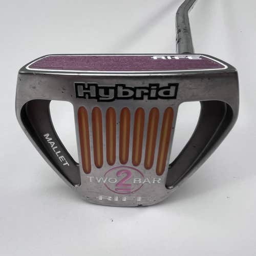 Guerin Rife Two Bar Hybrid Putter 37.5" Womens / Men's RH - NEW 17" Long Grip