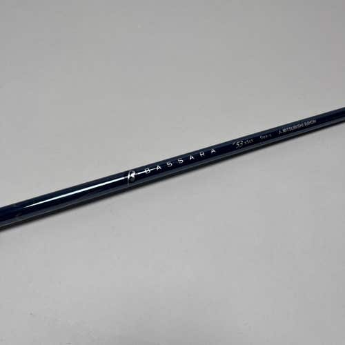 Mitsubishi Rayon Bassara F 53x5ct 53g Stiff Driver Shaft 44.75" -Titleist