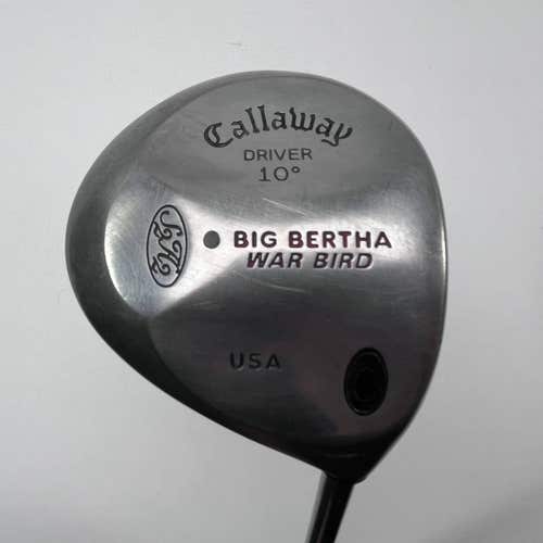 Callaway Big Bertha Warbird Driver 10* RCH 90 Firm Graphite Mens RH
