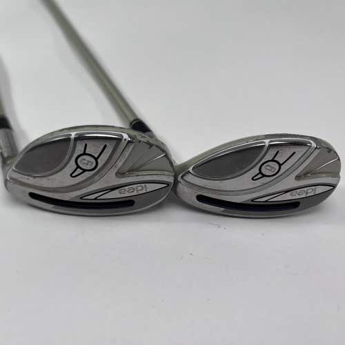Adams Idea Womens 2014 5 & 6 Hybrid Set 25*  | 28* Idea Womens Ultralite 50g RH