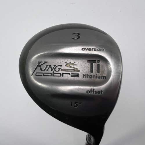 Cobra King Cobra Titanium Offset 3 Fairway Wood 15* Ti Shaft Stiff RH
