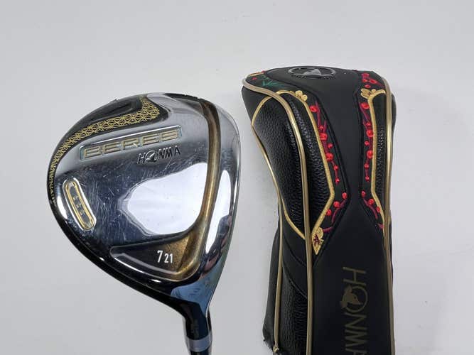 Honma Beres 07 3-Star 7 Fairway Wood 21* ARMRQ 3 Star 47g Regular RH HC