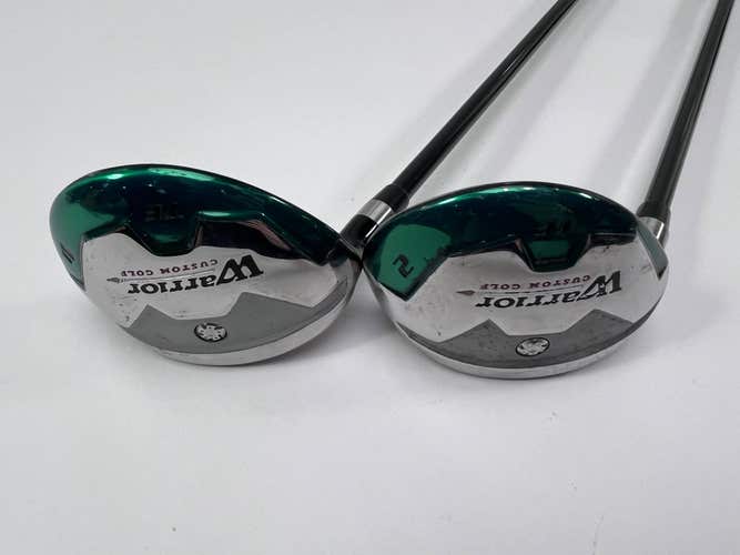 LEFTY Warrior Custom Golf TE Hybrid 2 & 4 Hybrid Set 18* | 22* Regular LH