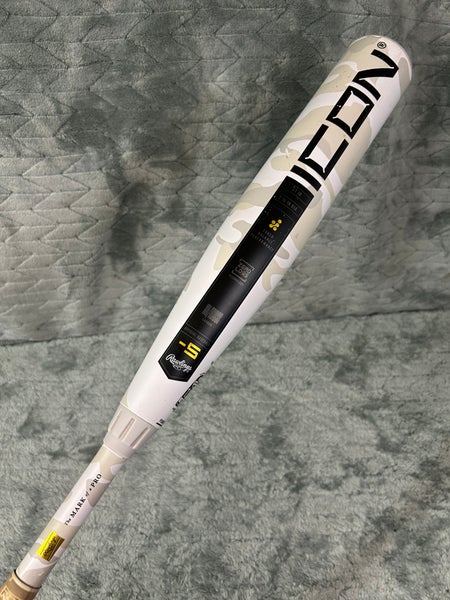 2025 Rawlings Icon Composite Bat USSSA Certified (-5) Composite 26 oz 31" (Used)