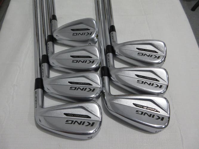 Cobra King Forged TEC Iron Set - 4-PW - Modus 105 Stiff Flex Steel