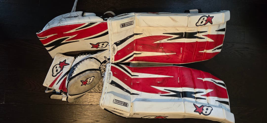 33"+1" Brian's S-Series Regular Goalie Full Set (Used)