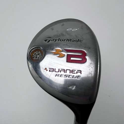 TaylorMade Burner Rescue 2008 4 Hybrid 22* REAX 60g Regular Graphite Mens RH