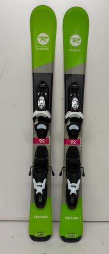 Rossignol Terrain 92cm 104-72-96 r=5m Kids Skis LOOK KidX Adjustable Bindings