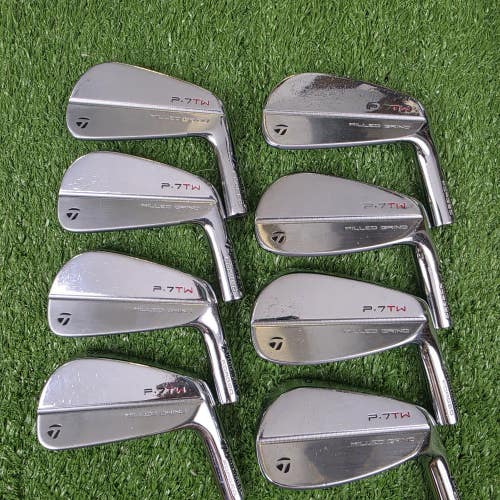 Taylormade P7TW Forged Milled Grind 3-PW Iron Set Club Heads Only RH Right