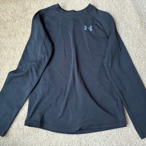 Black Large Kids Unisex Under Armour Compression shirt (Used)