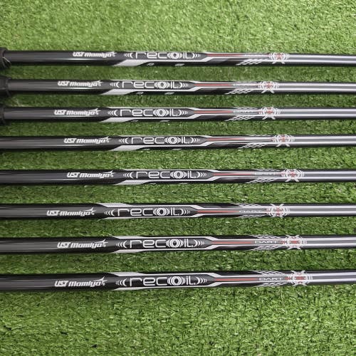 UST Mamiya Recoil Dart 65 F3 Regular Graphite Iron Shaft Set Pulls Set Of 8