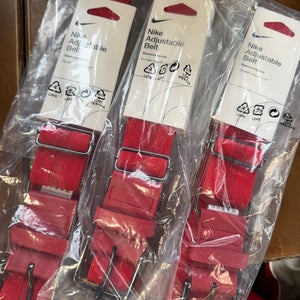 Set of 3 Nike baseball belts