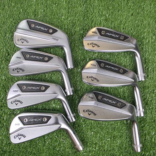 Callaway 2024 Forged APEX PRO / MB 4-10 (4-PW) Iron Set HEADS ONLY RH