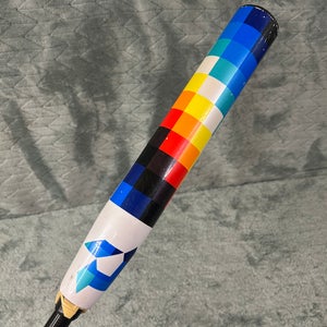 White 2023 DeMarini Prism+ Composite Bat (-11) Composite 18 oz 29" (Used)