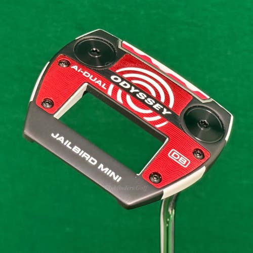 Odyssey '26 Ai-DUAL Jailbird Mini DB 35" Double-Bend Putter SL90 w/ HC