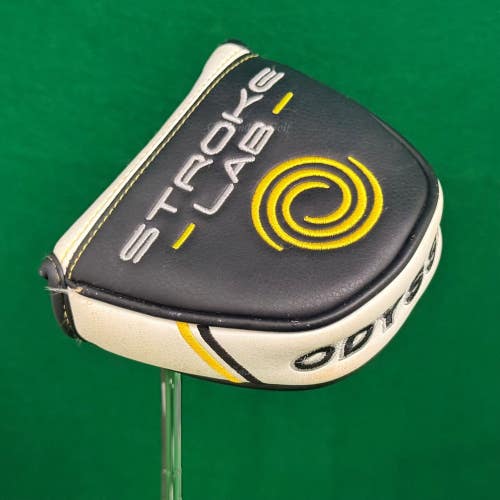 LH Odyssey Stroke Lab Seven 35" Double-Bend Putter Golf Club W/ Headcover
