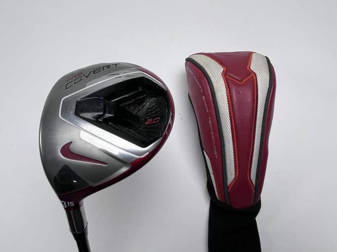 LEFTY Nike VRS Covert 2.0 3 Fairway Wood 15* Kuro Kage 60g Stiff LH HC