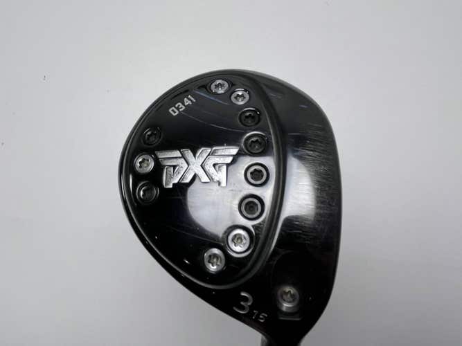 PXG 0341 3 Fairway Wood 15* Fujikura Pro 73g Stiff Graphite Mens RH Midsize Grip