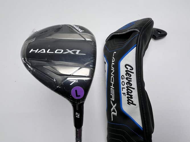 Cleveland HALO XL 7 Fairway Wood 21* Aldila Ascent Blue 40L 40g Ladies RH HC NEW