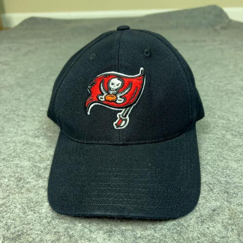 Tampa Bay Buccaneers Mens Hat Strap Back Black Cap Football Wool Blend Dad NFL