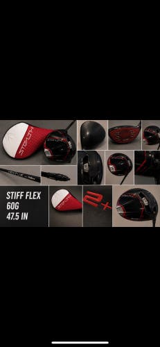 2023 TaylorMade Stealth 2 Plus Right Handed Driver Stiff Flex (New)