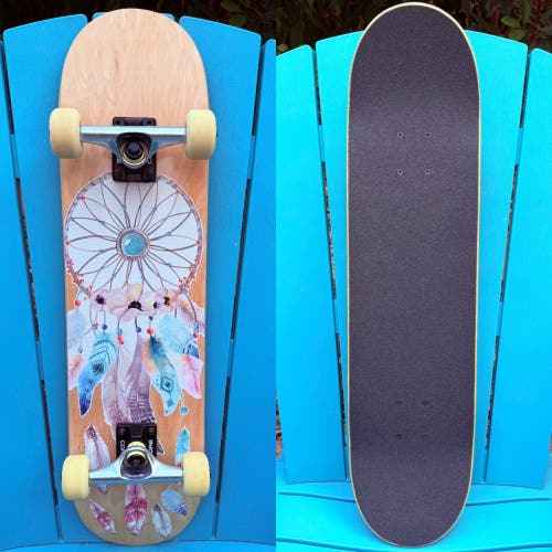 Custom Complete Dream Catcher Theme Skateboard 7.75” - Core Trucks Mercer Wheels