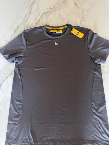 Gray Large Men's Howies Performance Tee Shirt (New)