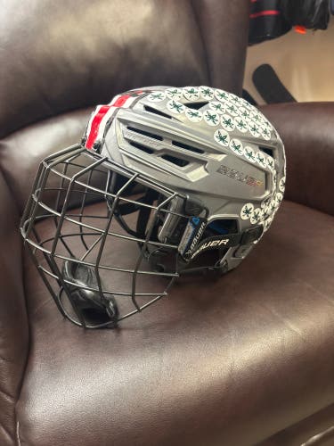 Ohio State Buckeyes Small Bauer Re-Akt 150 Helmet Pro Stock - OSU - #25