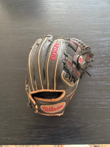 2024 Wilson A2000 RH Infield Baseball Glove 11.5" (Used)