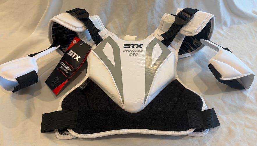 Medium Youth STX Stallion 400 Shoulder Pads (New)