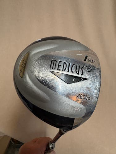 Unisex Medicus training driver Right Handed Driver 10.5 Loft Steel Shaft (Used)
