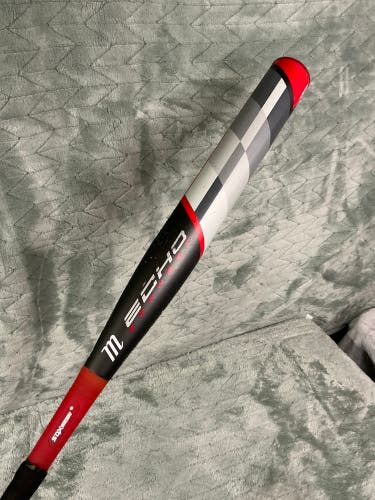 Gray 2020 Marucci Echo Connect Hybrid Bat (-10) Hybrid 22 oz 32" (Used)