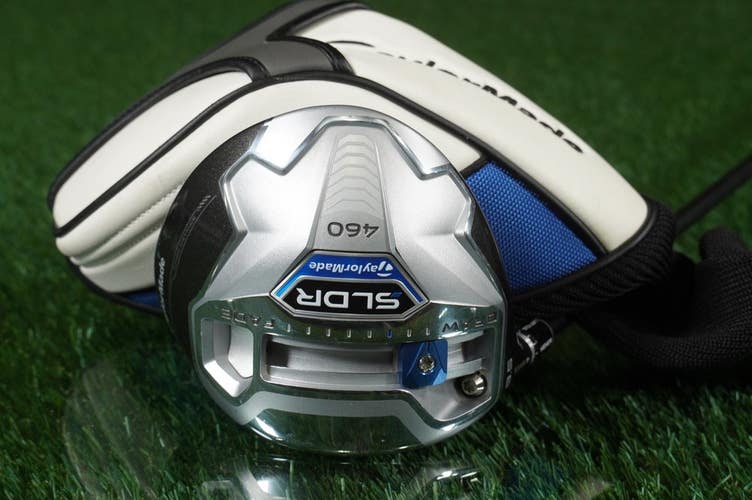 TaylorMade SLDR 460 9.5 Driver Stiff Flex Graphite Shaft LH +Cover ~ NICE!!