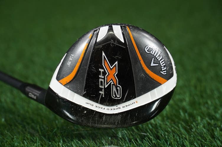 Callaway X2 Hot Pro 13.5 3 Wood Fairway Aldila Tour Green Stiff Graphite RH