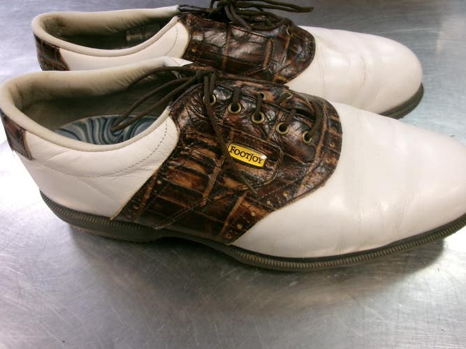 Used Foot Joy Mens Golf Shoes White Senior 13 11868-S000071861