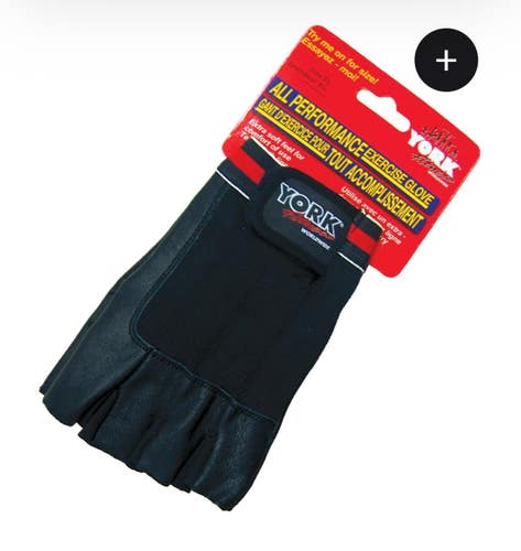 New EXERCISE PADDED GLOVES XL 11834-YRK7844