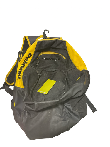 Used Demarini BLK/YELLOW BACKPACK BAG BB/SB Player Backpack Yellow 11834-S000056803