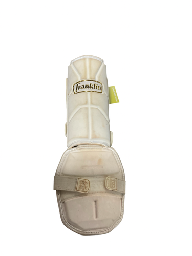 Used Franklin BB/SB Shin/Foot Protector White 11834-S000056873