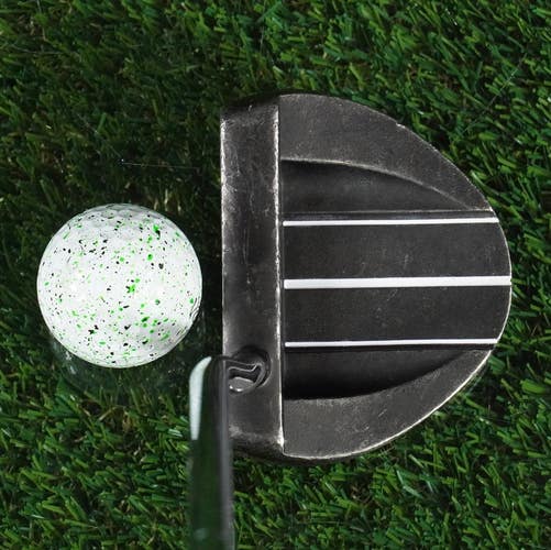 Odyssey White Hot V-Line Pro Black Putter Mallet 34.5 Steel Shaft RH ~ LOOK!!