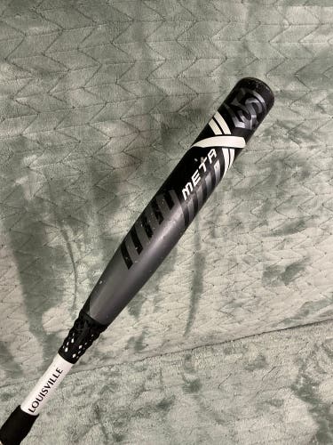 Gray 2022 Louisville Slugger Meta Composite Bat (-10) Composite 20 oz 30" (Used)